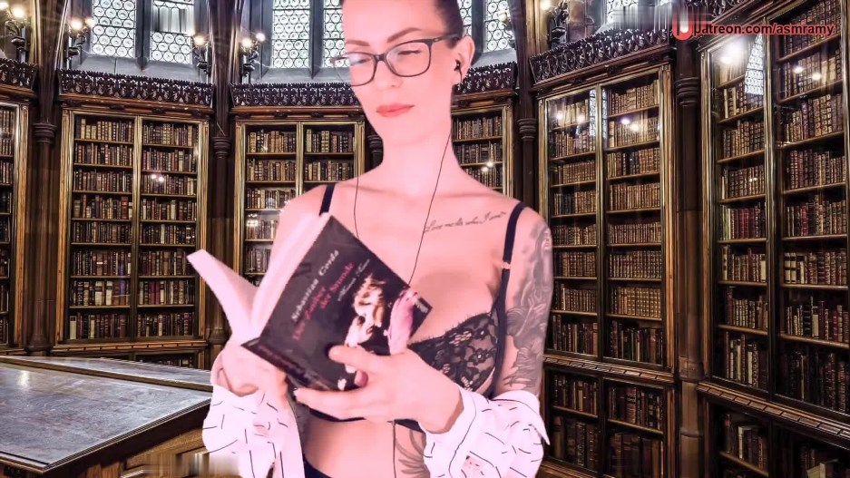 Asmr Amy - Deine Freche Bibliothekars Fantasie -Handpicked Jerk-Off Instruction